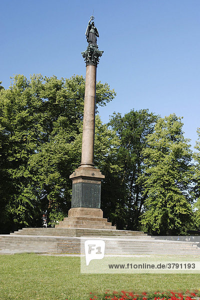 BRD Deutschland Mecklenburg Vorpommern Schwerin Denkmal Im Stadtpark