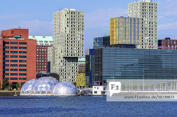 Netherlands Rotterdam Feijenoord View To Floating Pavilion