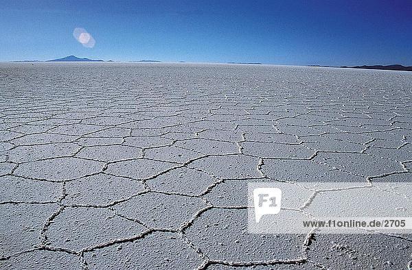 Panoramische Ansicht der Salzsee Salar de Uyuni  Bolivien