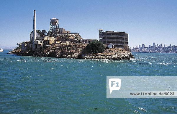 Gefängnis auf Alcatraz-Insel  San Francisco  Kalifornien  USA
