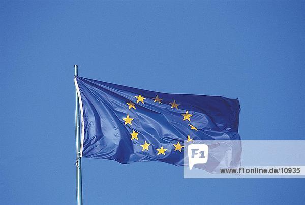 Nahaufnahme der Europaflagge