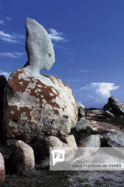 Granit Felsen Formationen  Korsika  Frankreich