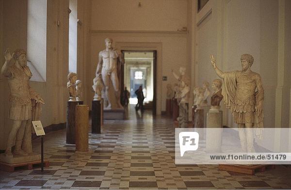 Statues in museum  Naples National Archaeological Museum  Naples  Campania  Italy