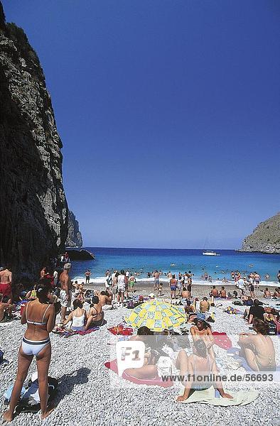 Balearen Balearische Inseln Mallorca Sa Calobra Spanien