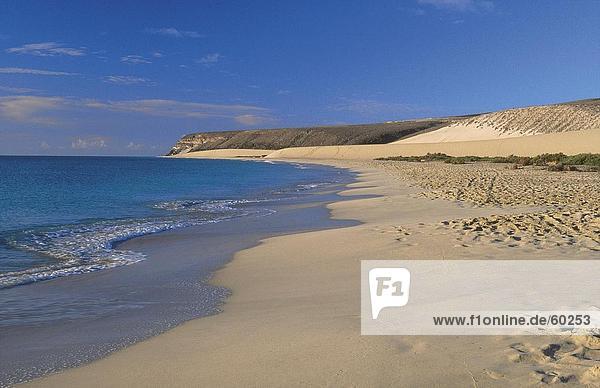 Waves on beach  Canary Islands  Spain  Europe