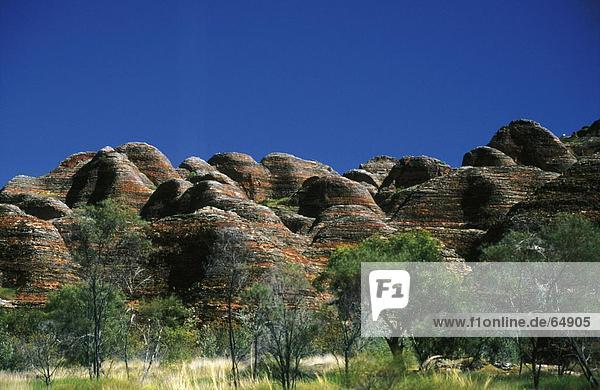 Beehive-förmigen Türmen bestehend aus Sandsteinen  Bungle Bungle Range  Purnululu-Nationalpark  Kimberley  Western Australia  Australien