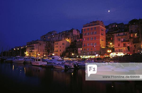 Boote am Hafen  Bastia  Korsika  Frankreich