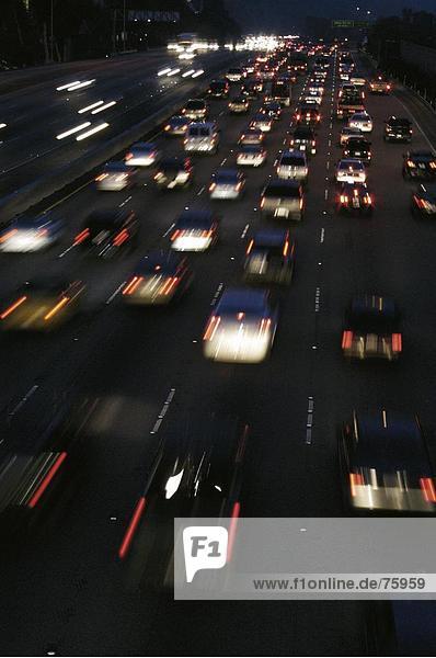 10642255  Auto  Auto  Autobahn  Freeway  Luftverschmutzung  Nacht  in der Nacht  Auto  Auto  Auto  Stau  speichern