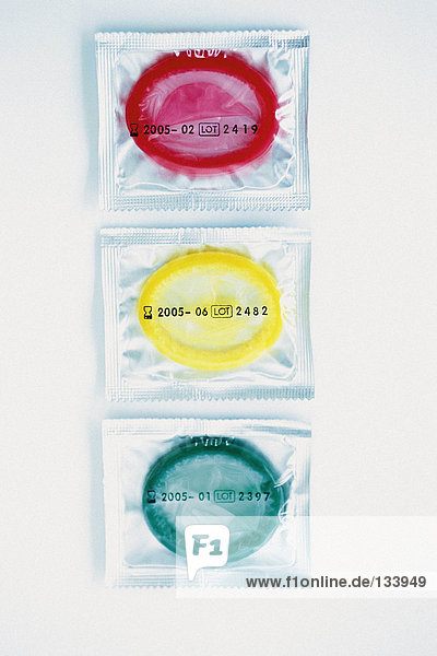 Farbige Kondome