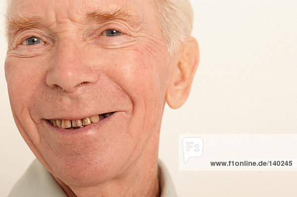 Portrait of smiling older man