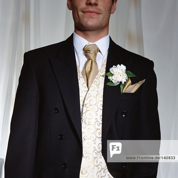 An elegant groom