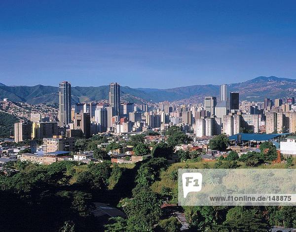 Wolkenkratzer in der Stadt  Caracas  Venezuela