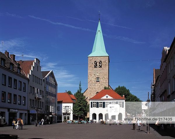 Kirche von St. Agatha  Dorsten  Recklinghausen  Nordrhein Westfalen  Deutschland