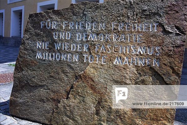 Denkmal des Panel Faschismus Opfer  Berlin  Deutschland