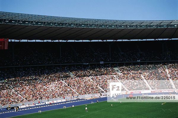 Olympia-Stadion  Berlin  Deutschland  erhöhte Ansicht