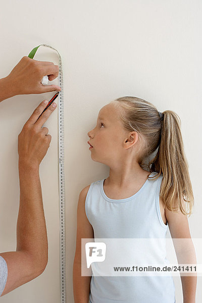 Measuring a childs height