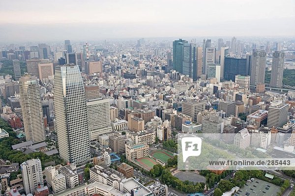 Luftbild von Stadt Mori Tower Präfektur Tokyo Japan