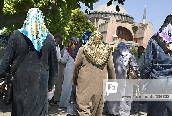 Islamitische Frauen in Istanbul