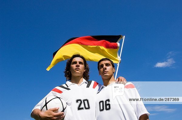 Freundschaft Hemd Fahne 2 Fußball Kleidung deutsch