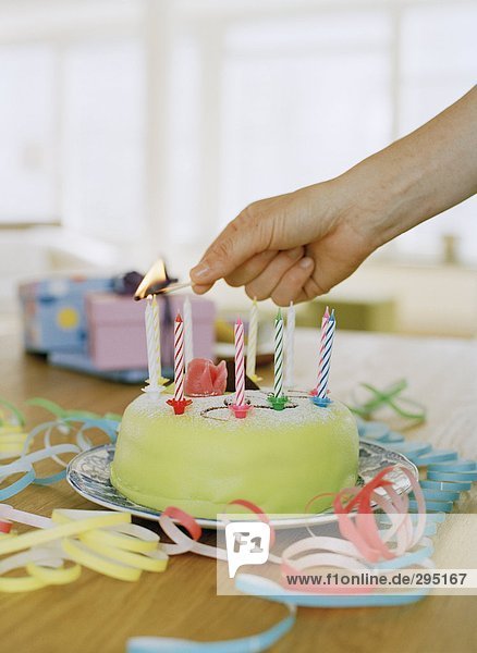 Geburtstag Kuchen Kerze