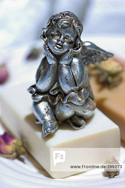 Seife Close-up Engel Figur