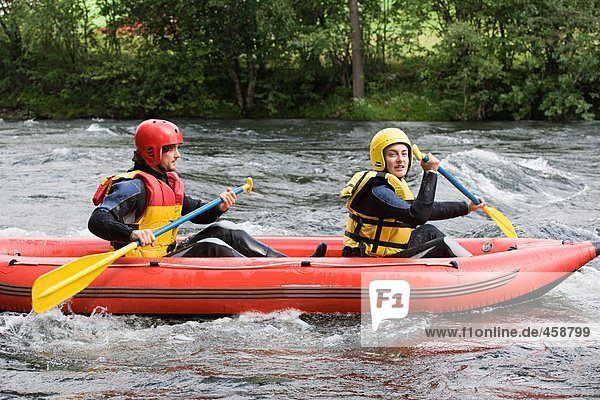Wildwasser-Rafting für zwei Personen