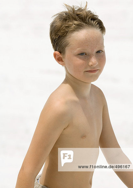 Junge am Strand  Portrait