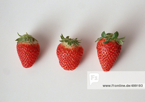 Drei Erdbeeren
