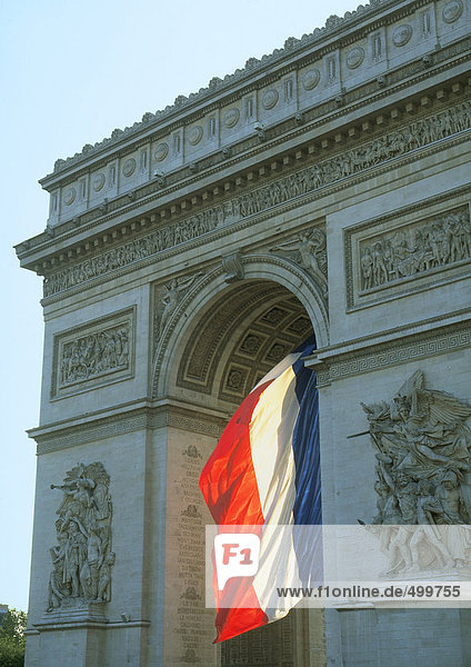 Frankreich,  Paris,  Arc de Triomphe