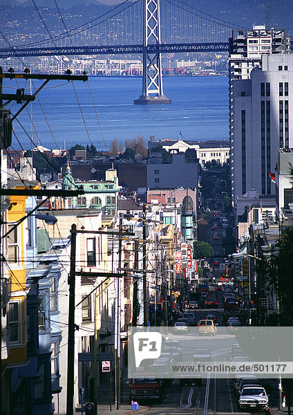 Kalifornien  San Francisco  Straße und Hafen
