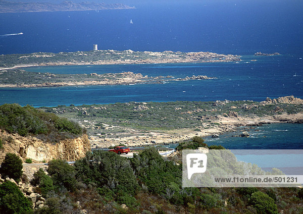 Küstenlandschaft  Korsika  Frankreich