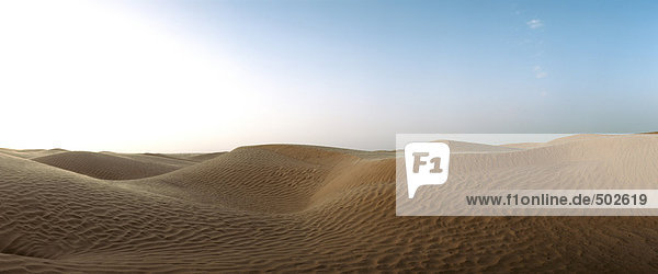 Tunesien  Sanddünen  Panoramablick