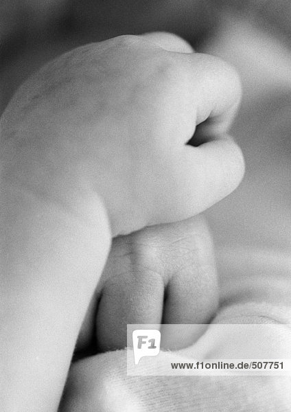 Baby's hands  close-up