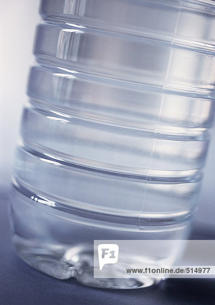 Kunststoff-Wasserflasche  Nahaufnahme