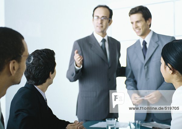 Businesspeople in meeting