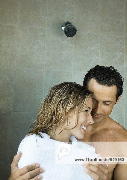 Paartrocknung in der Dusche