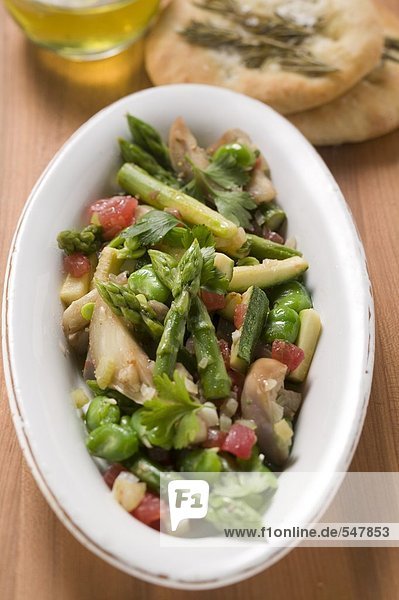 Insalata di asparagi (Spargelsalat mit Gemüse  Italien)