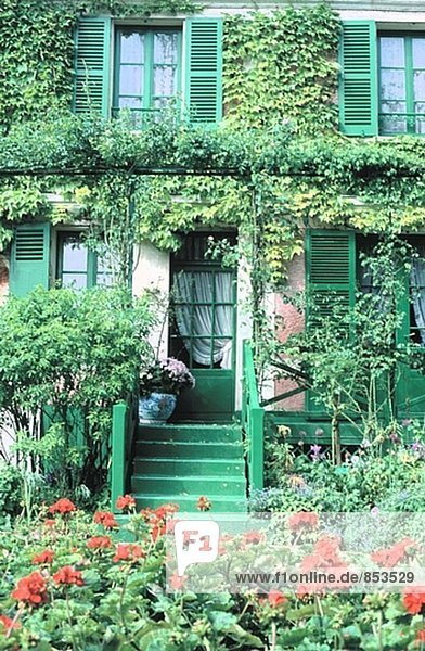 Frankreich Wohnhaus Garten Giverny