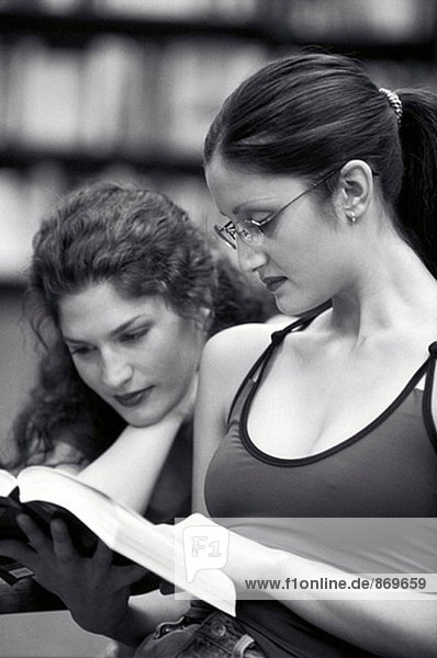 Frauen ein Buch zu lesen