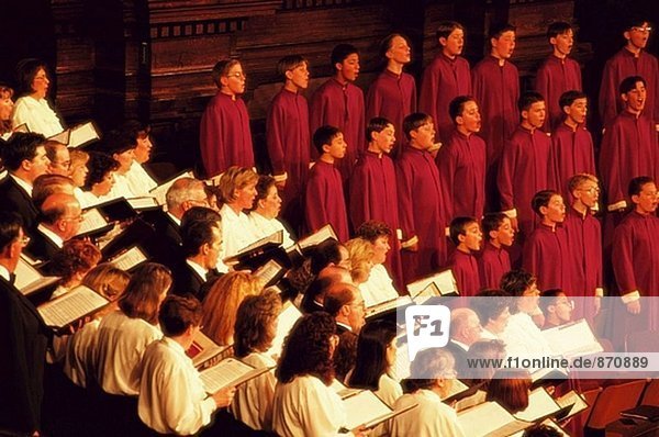 Tabernacle Choir. Von Salt Lake City. Utah. USA