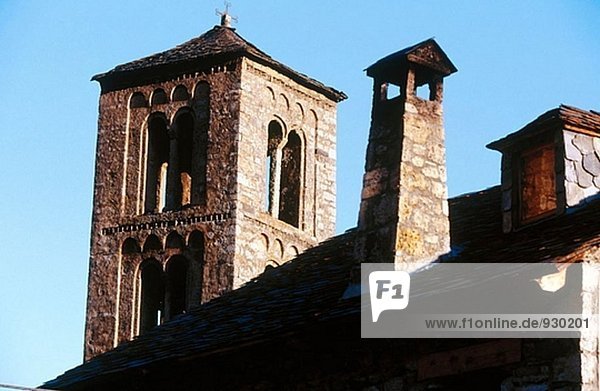 Kirche Santa Maria. Taüll. La Vall de Boí. Provinz Lleida. Catalonia. Spanien