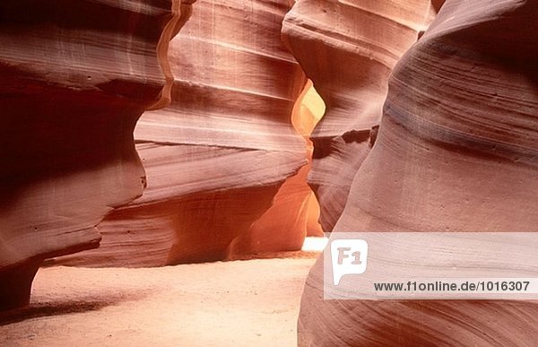 Sandsteingebilde  obere Antelope Canyon. Arizona  USA
