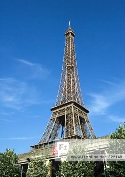 Paris  Frankreich  der Eiffelturm