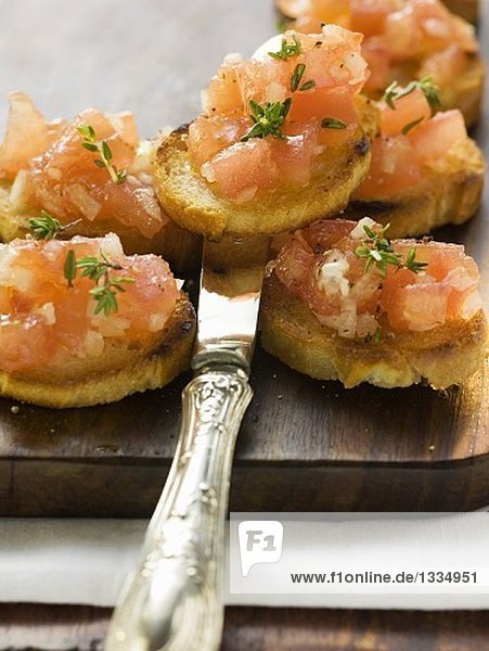 Bruschetta mit Thymian