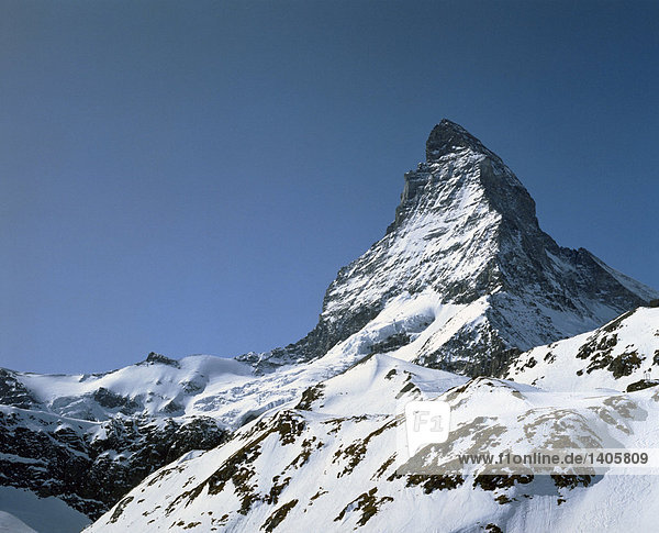 Reisen. Schweiz. Alpen. Matterhorn Mountain.