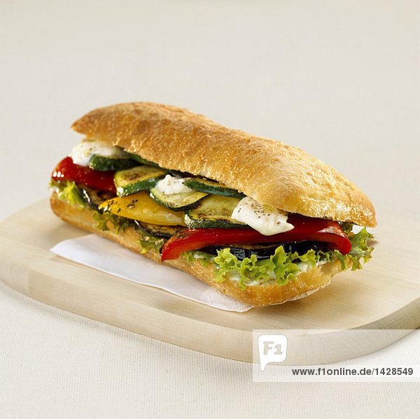 Sandwich mit Gemüse