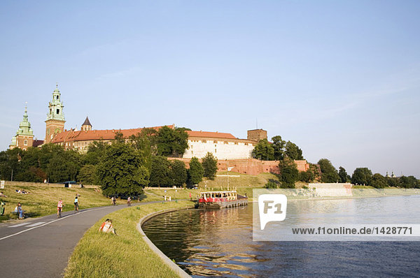 Poland  Cracow  Weichsel river  Wawel castle