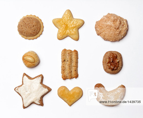 Verschiedene Weihnachtsköche Nahaufnahme