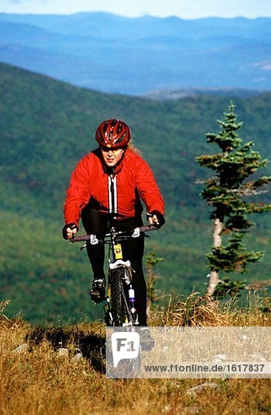 Mountainbike. Maine. USA
