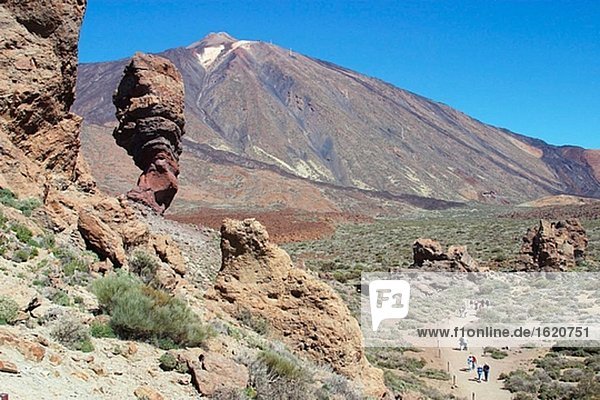 Los Roques. Teide National Park. Tenerife. Canary Islands. Spain